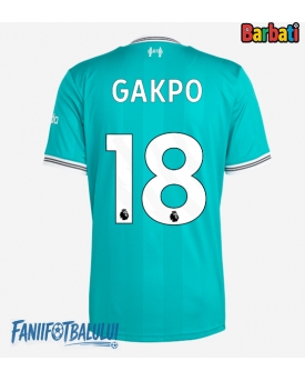 Liverpool Cody Gakpo #18 Tricou Fotbal Replică 2025-26 Barbati Treilea